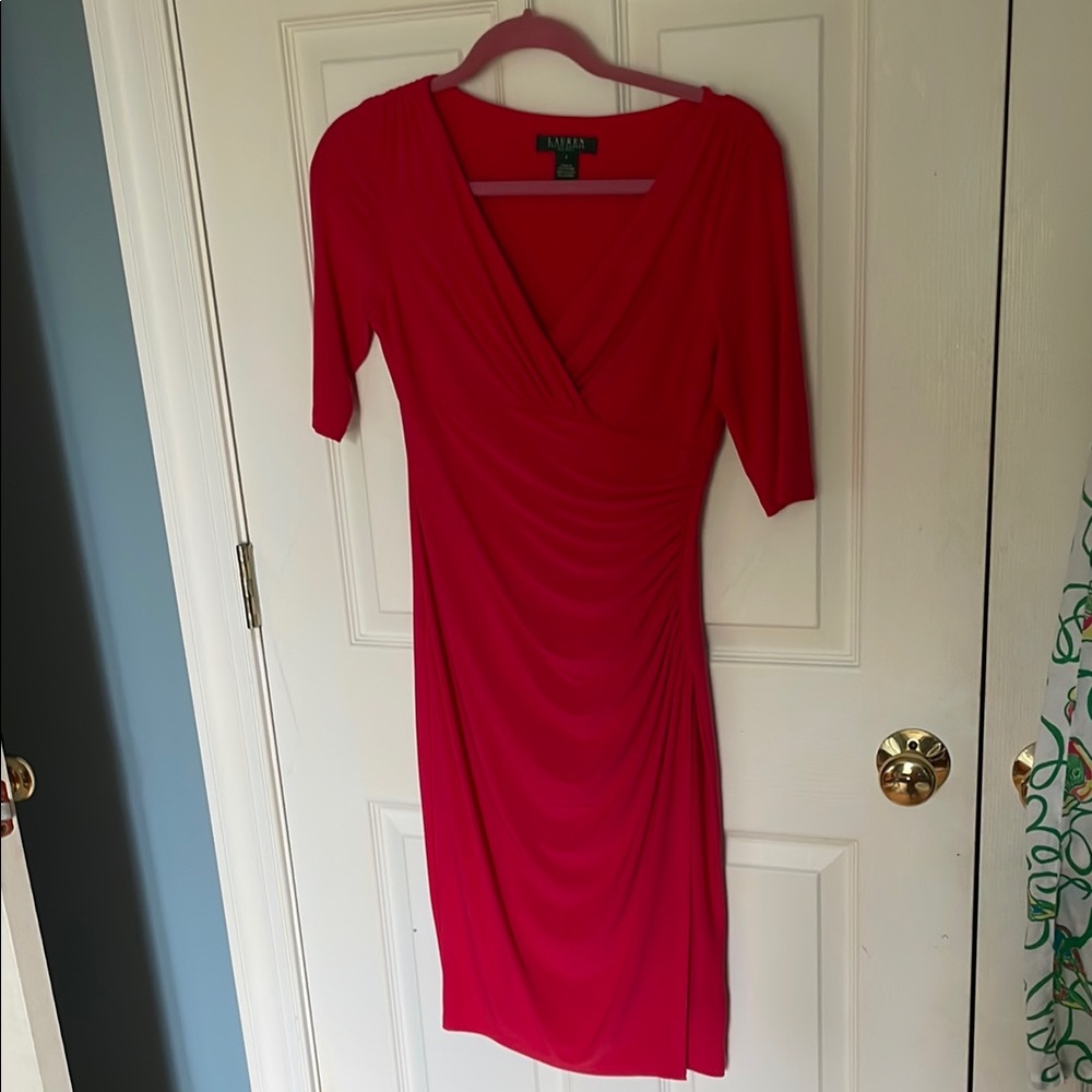 Super sexy red dress by Lauren Ralph Lauren size 2
